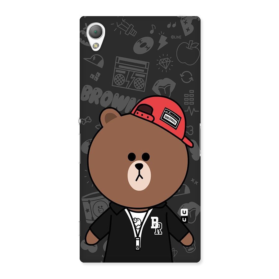 Panda Brown Back Case for Sony Xperia Z3