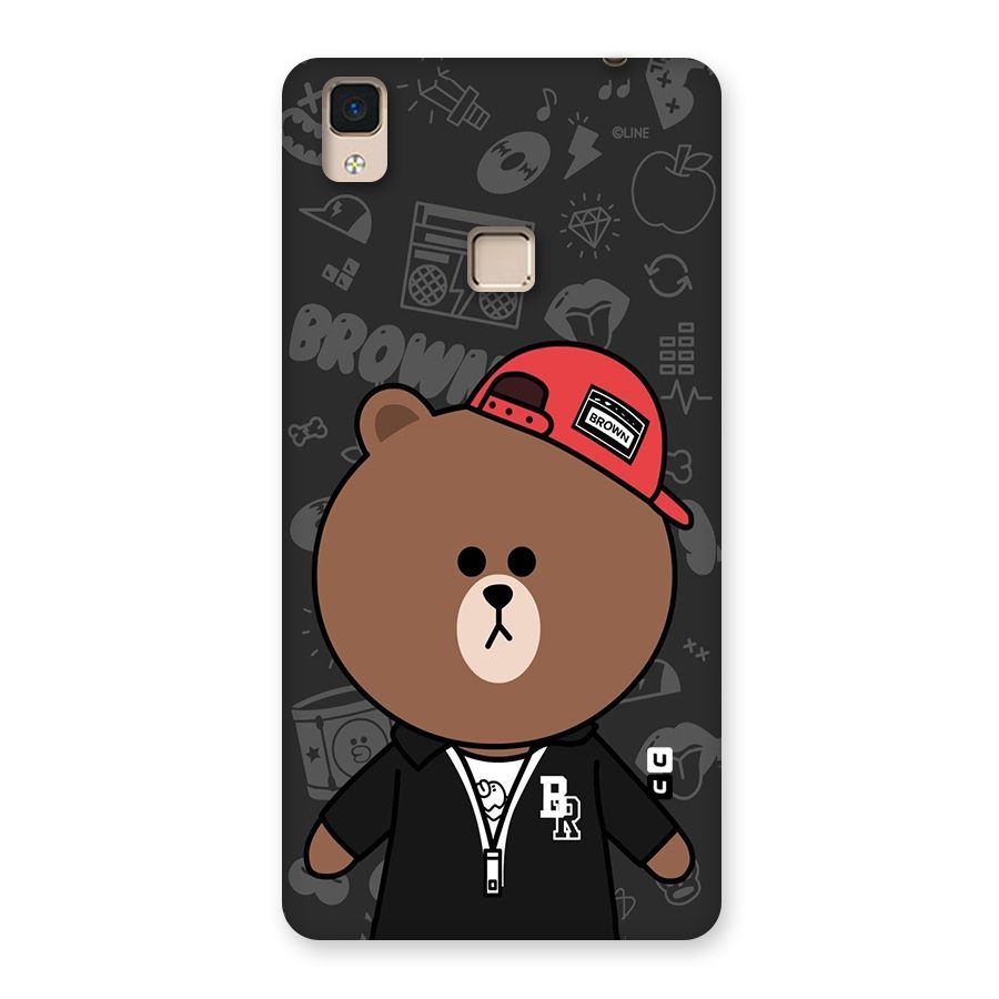 Panda Brown Back Case for V3 Max