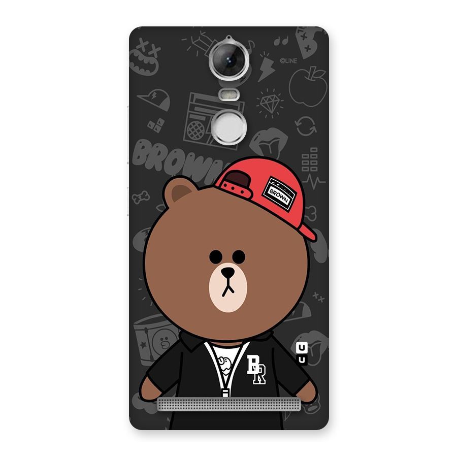 Panda Brown Back Case for Vibe K5 Note