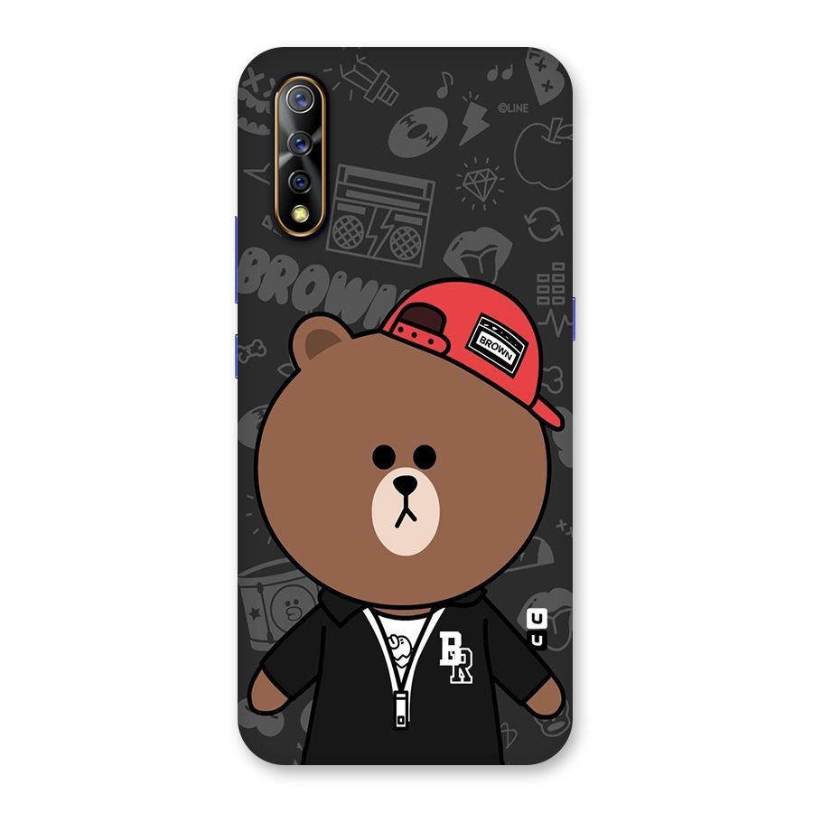 Panda Brown Back Case for Vivo S1