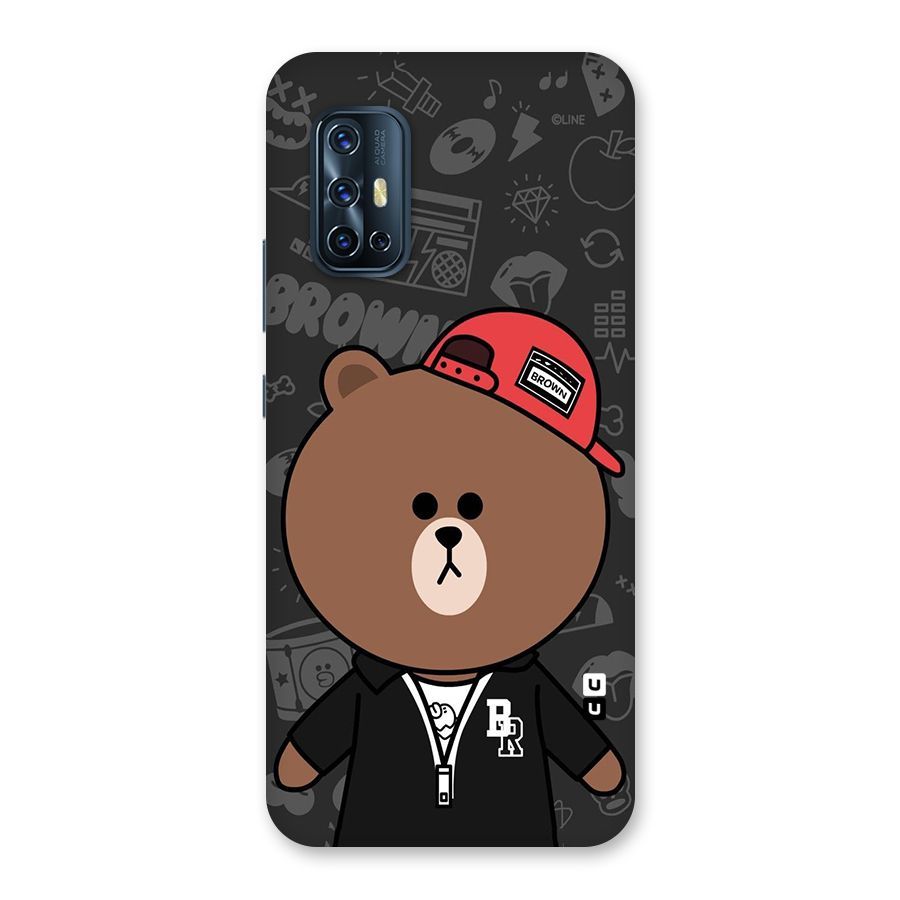 Panda Brown Back Case for Vivo V17