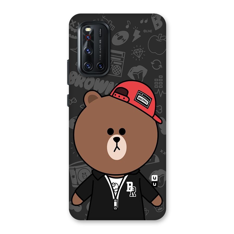Panda Brown Back Case for Vivo V19