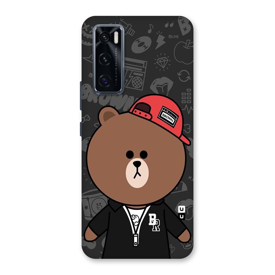 Panda Brown Back Case for Vivo V20 SE