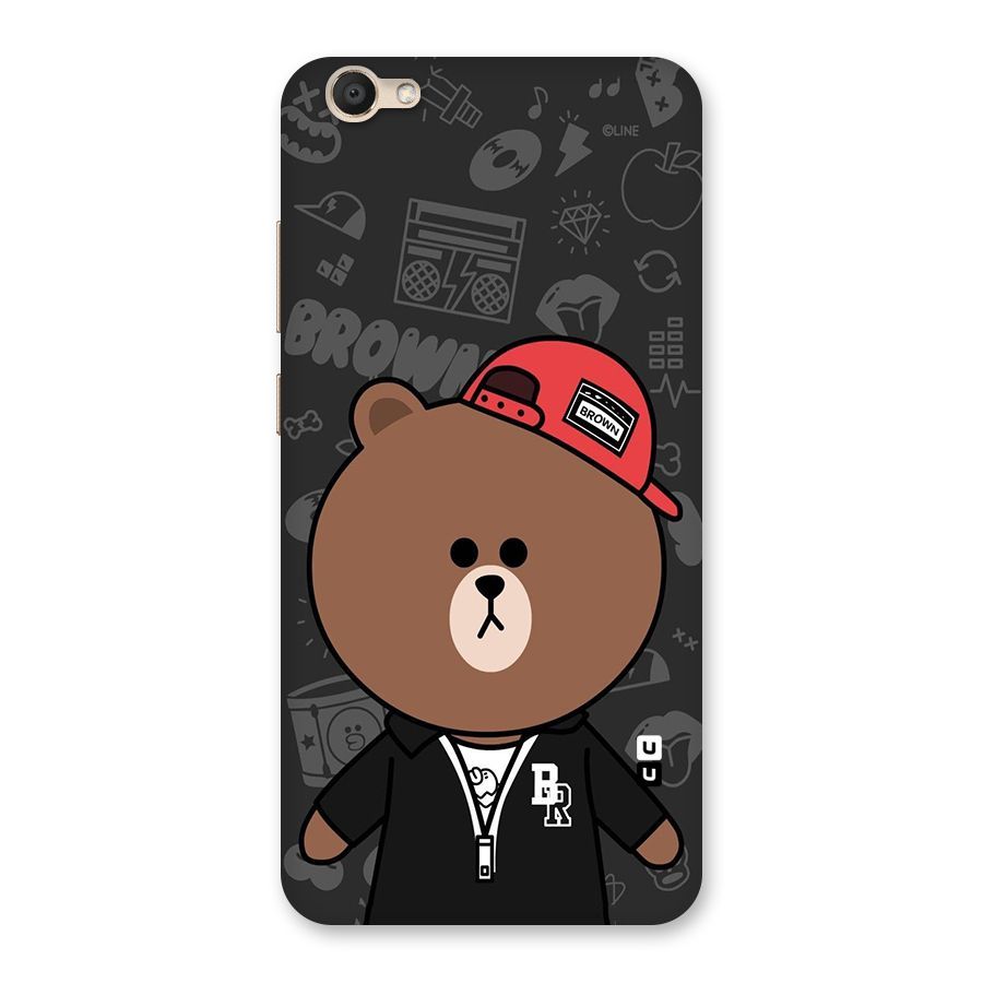 Panda Brown Back Case for Vivo V5