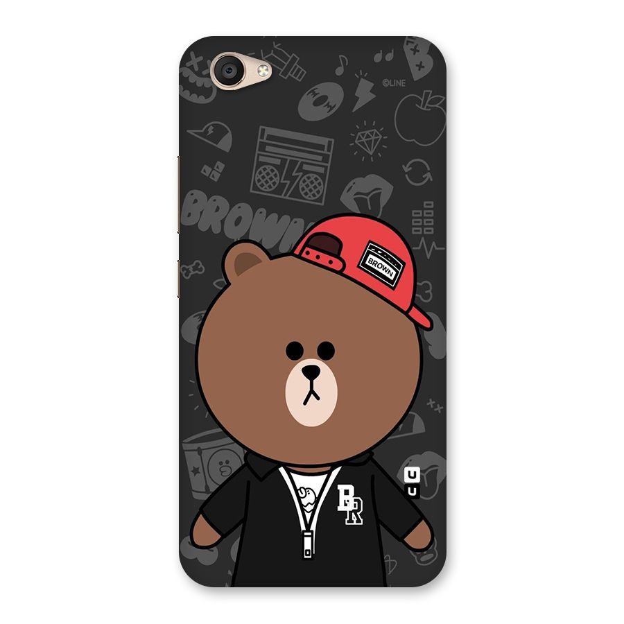 Panda Brown Back Case for Vivo V5 Plus
