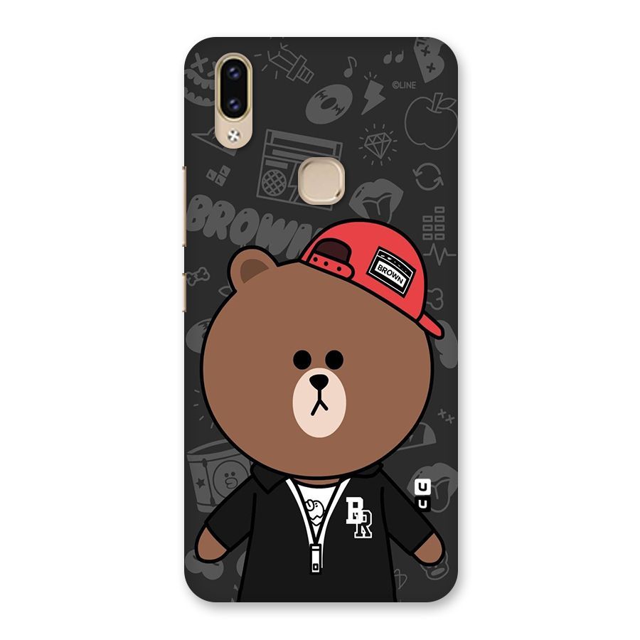 Panda Brown Back Case for Vivo V9 Youth