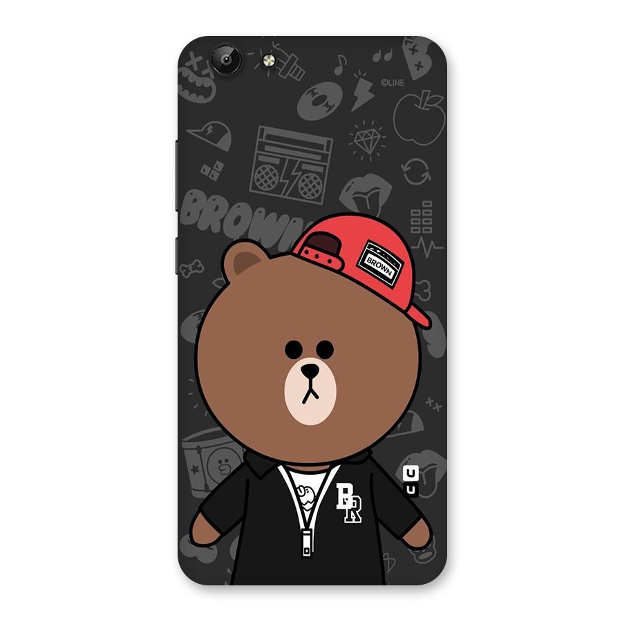 Panda Brown Back Case for Vivo Y69