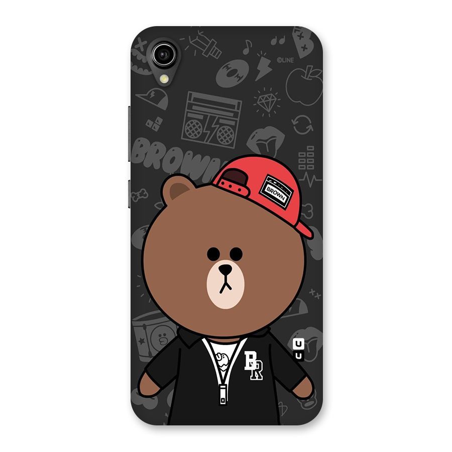 Panda Brown Back Case for Vivo Y90
