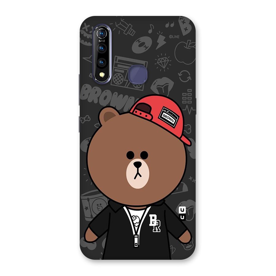 Panda Brown Back Case for Vivo Z1 Pro
