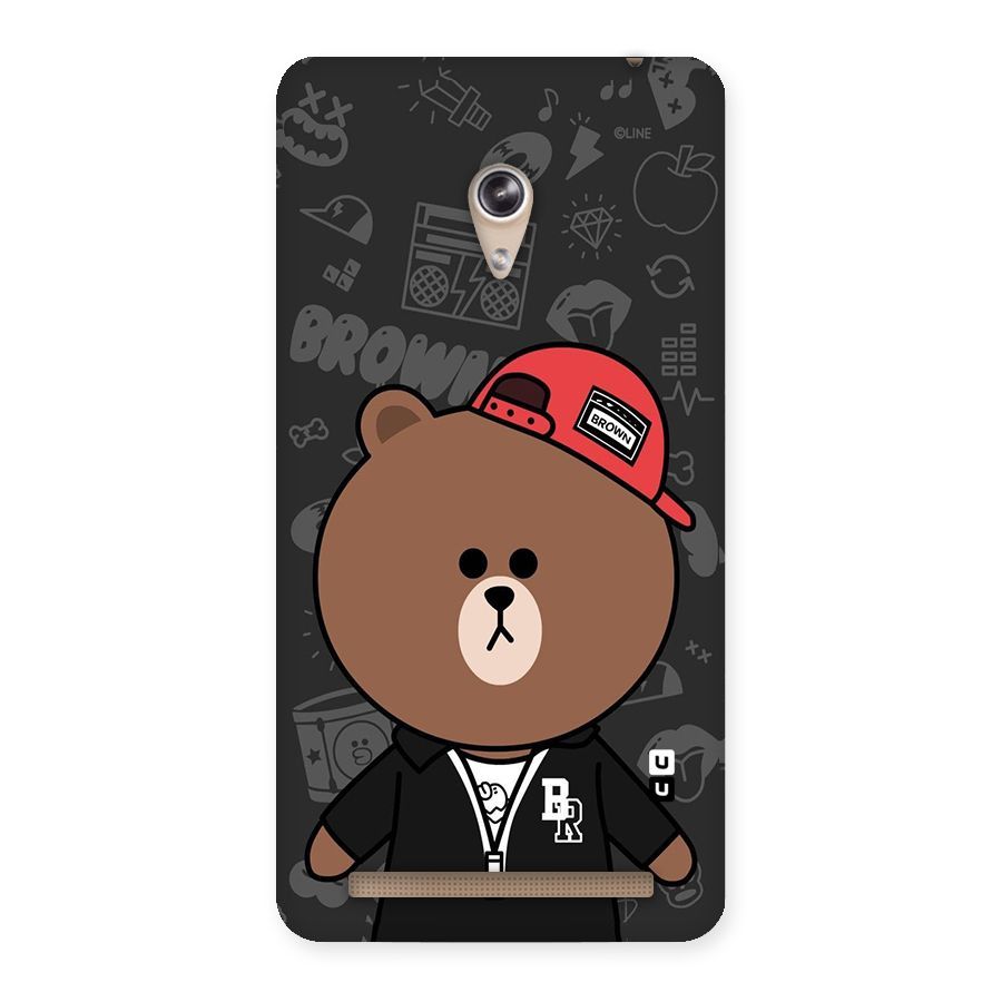 Panda Brown Back Case for Zenfone 6
