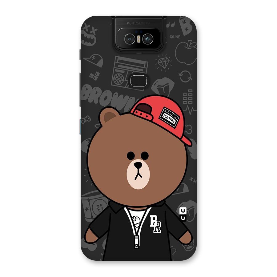 Panda Brown Back Case for Zenfone 6z