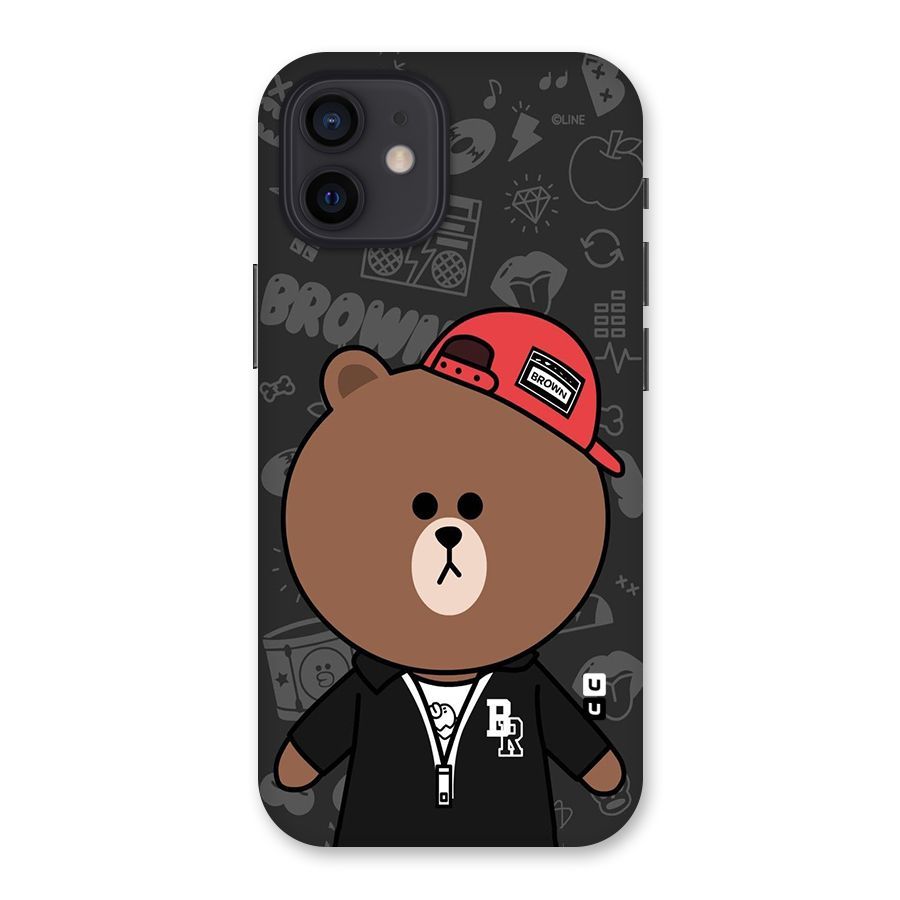 Panda Brown Back Case for iPhone 12