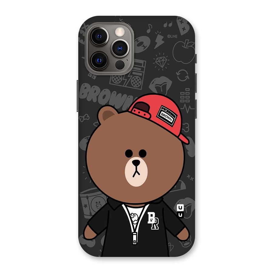 Panda Brown Back Case for iPhone 12 Pro