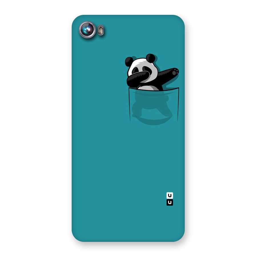 Panda Dabbing Away Back Case for Micromax Canvas Fire 4 A107