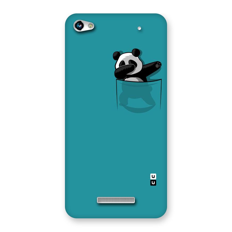 Panda Dabbing Away Back Case for Micromax Hue 2