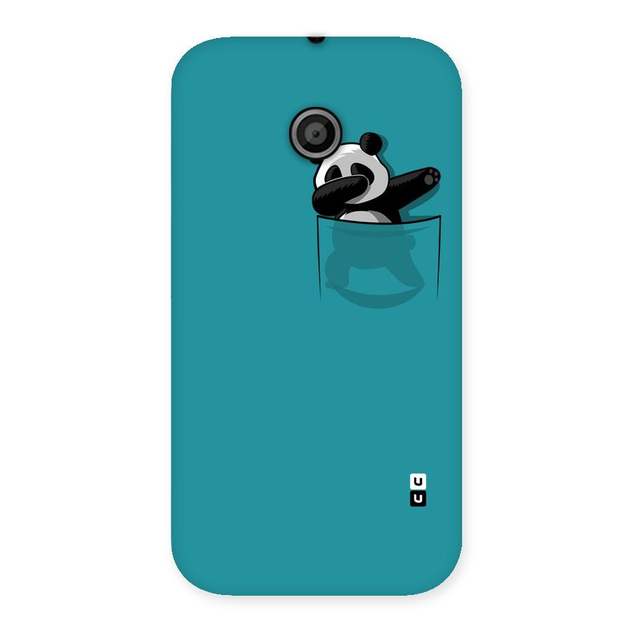 Panda Dabbing Away Back Case for Moto E