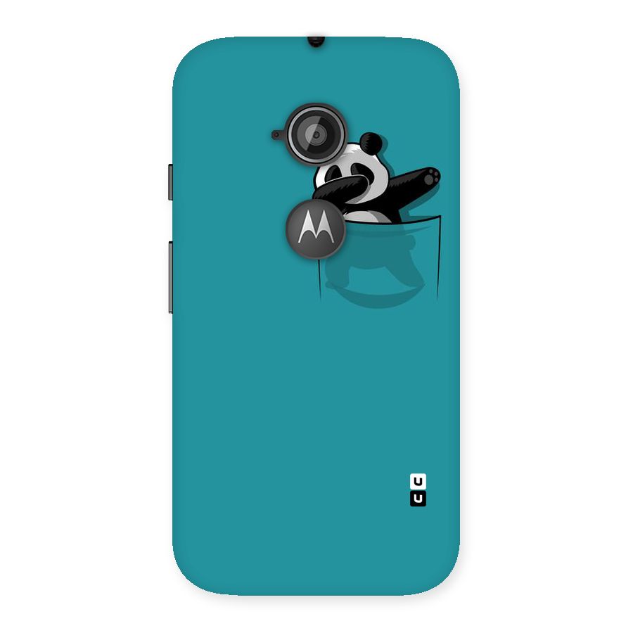 Panda Dabbing Away Back Case for Moto E 2nd Gen
