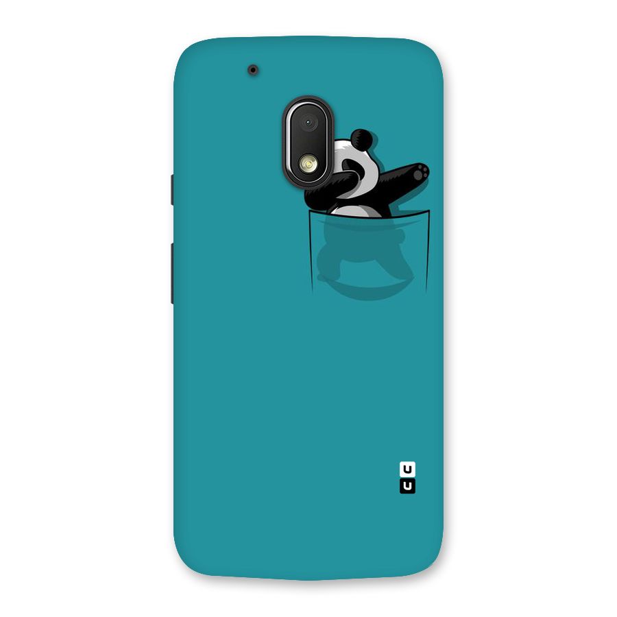 Panda Dabbing Away Back Case for Moto G4 Play