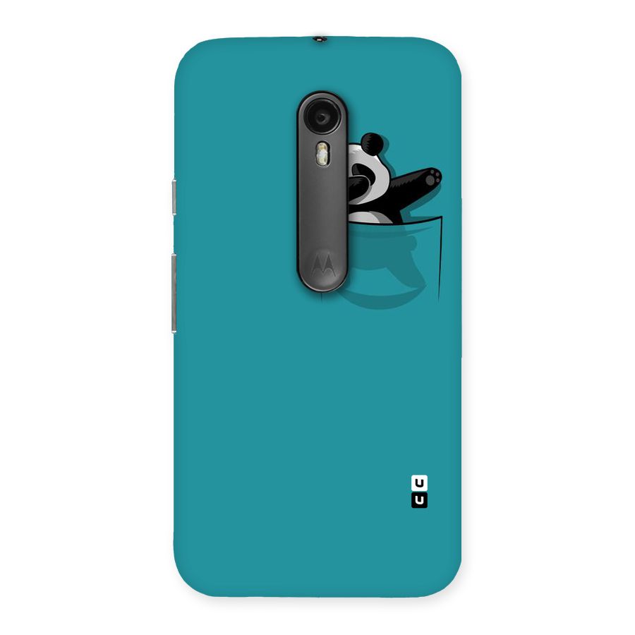 Panda Dabbing Away Back Case for Moto G Turbo