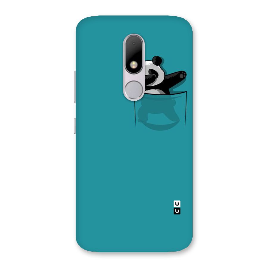 Panda Dabbing Away Back Case for Moto M