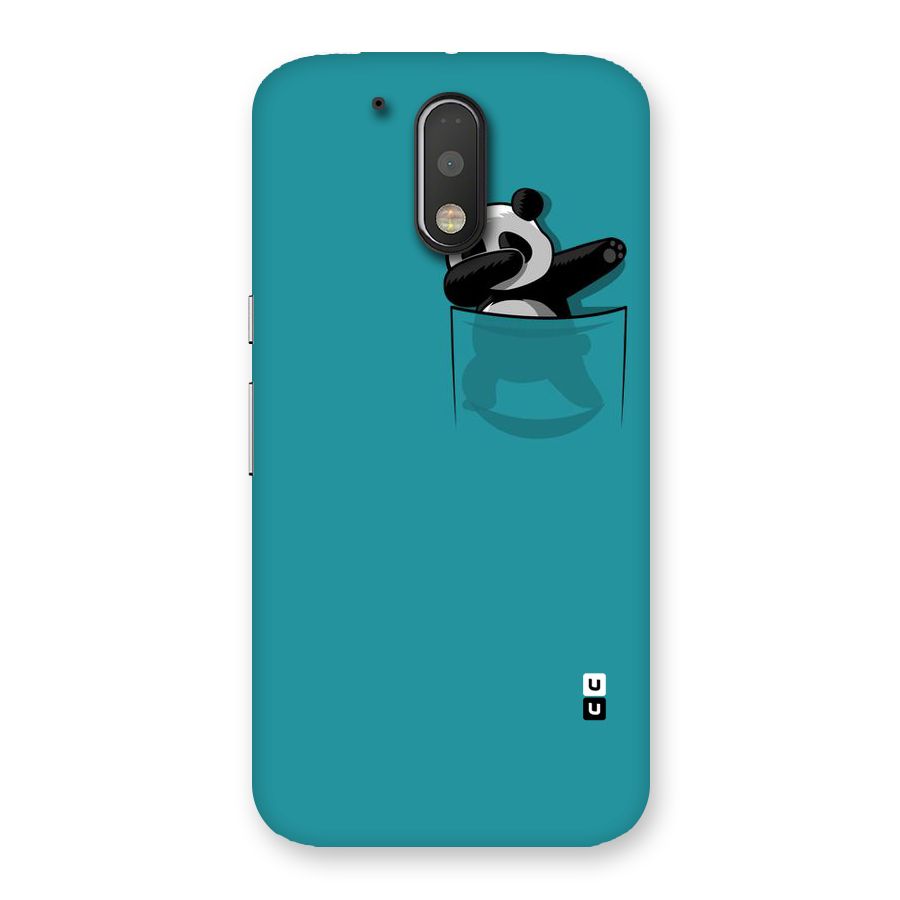 Panda Dabbing Away Back Case for Motorola Moto G4