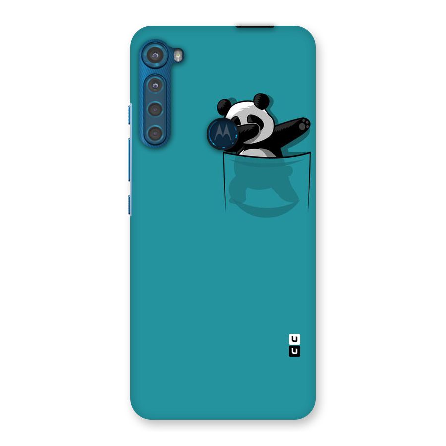 Panda Dabbing Away Back Case for Motorola One Fusion Plus