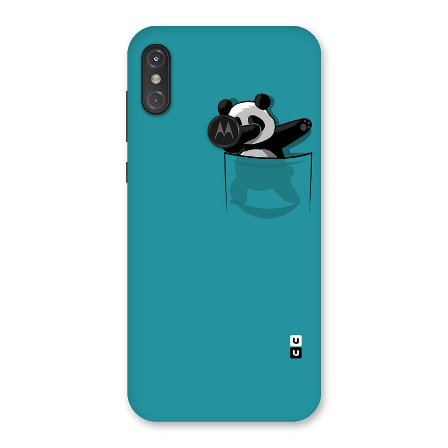 Panda Dabbing Away Back Case for Motorola One Power