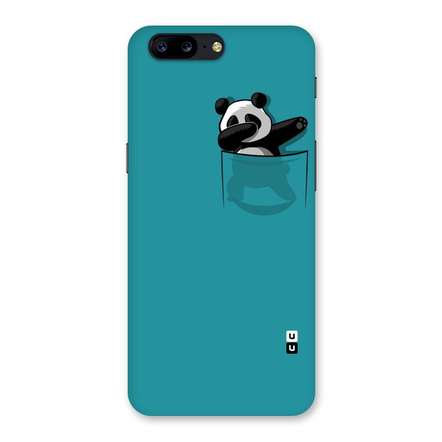 Panda Dabbing Away Back Case for OnePlus 5