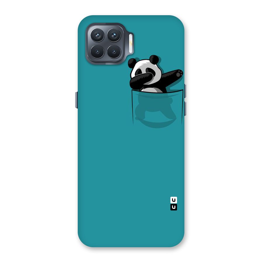 Panda Dabbing Away Back Case for Oppo F17 Pro