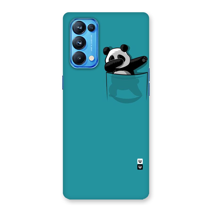 Panda Dabbing Away Back Case for Oppo Reno5 Pro 5G