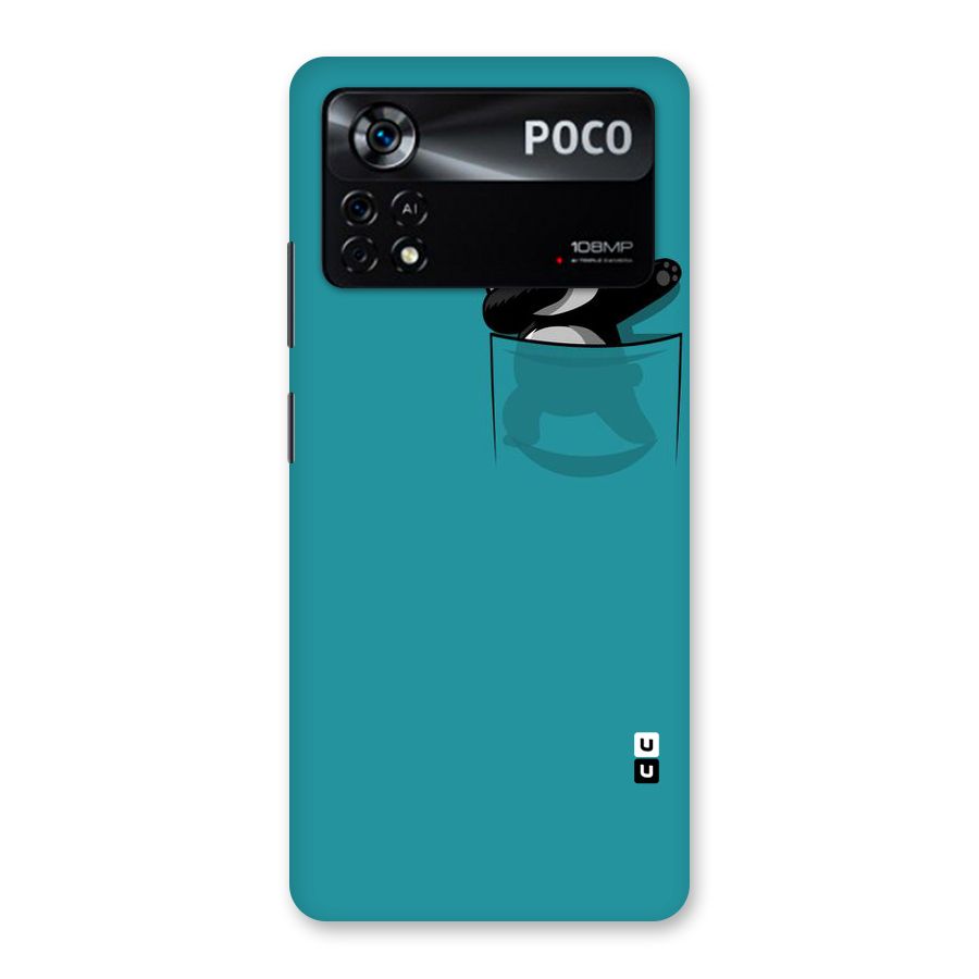 Panda Dabbing Away Back Case for Poco X4 Pro 5G