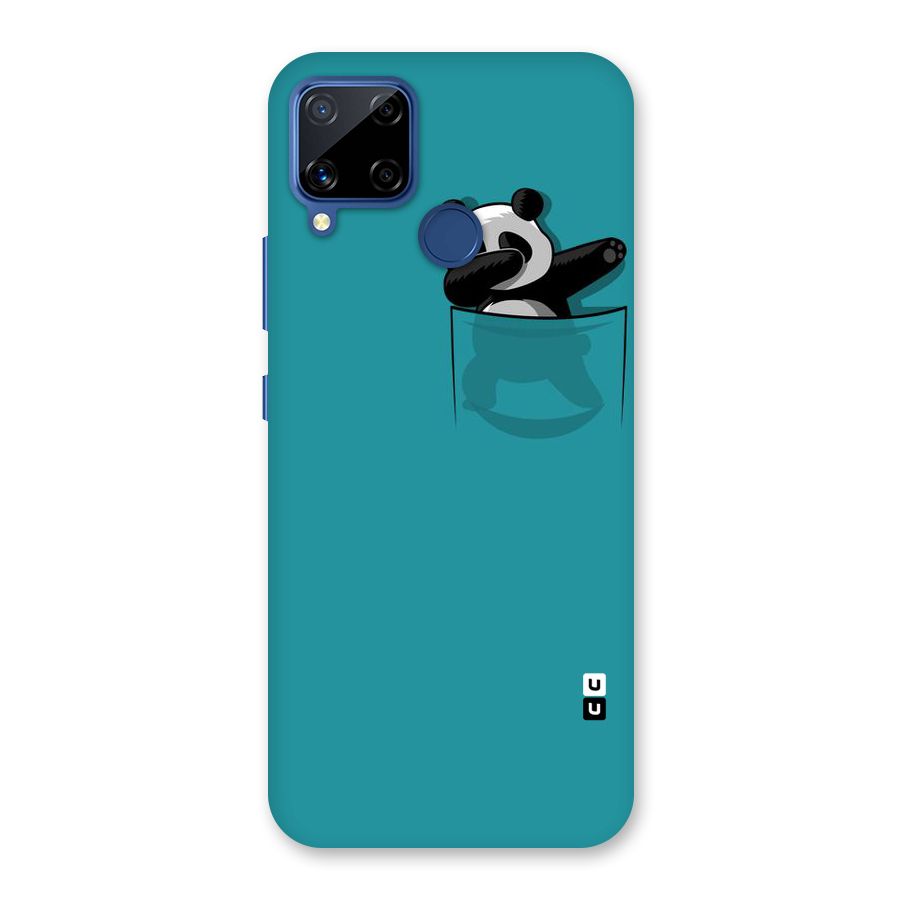 Panda Dabbing Away Back Case for Realme C15