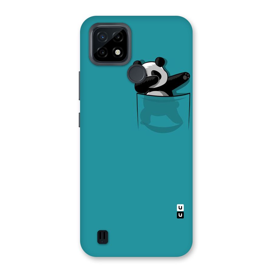 Panda Dabbing Away Back Case for Realme C21