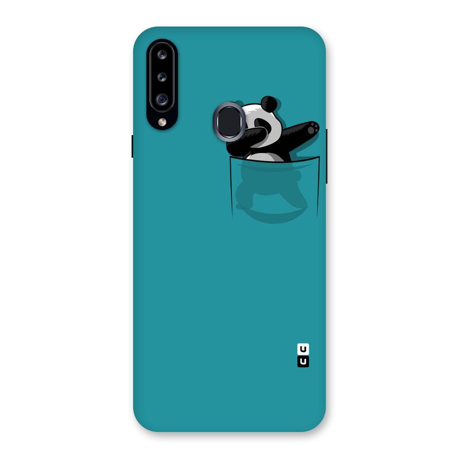 Panda Dabbing Away Back Case for Samsung Galaxy A20s