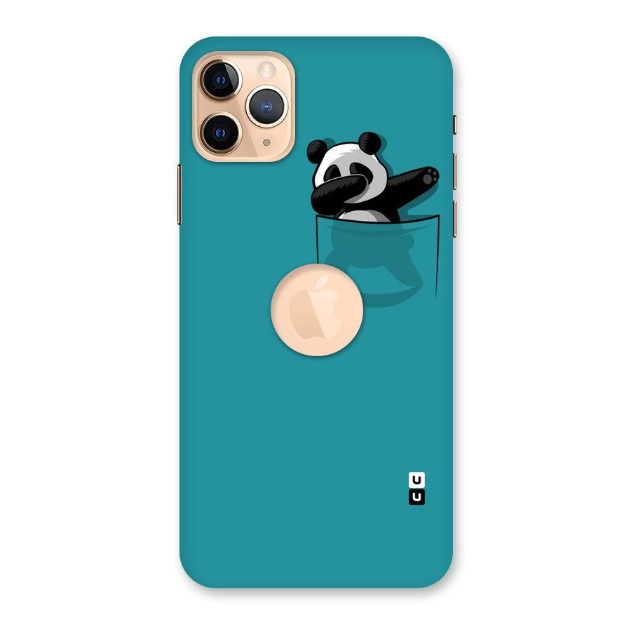 Panda Dabbing Away Back Case for iPhone 11 Pro Max Logo Cut