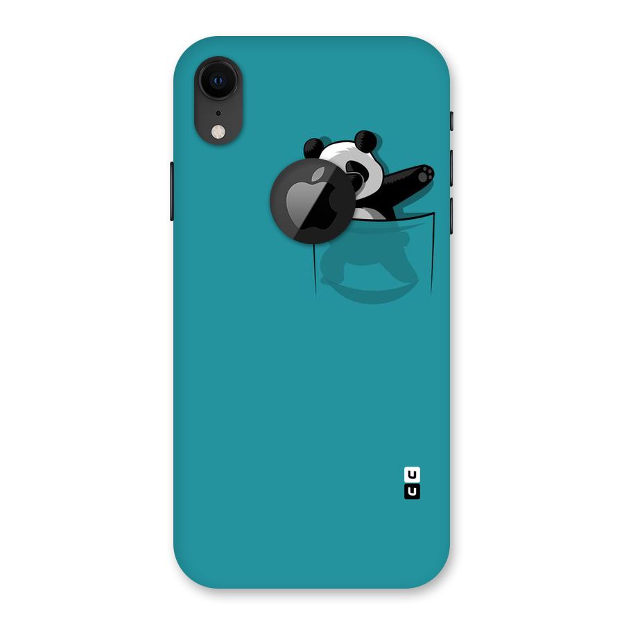 Panda Dabbing Away Back Case for iPhone XR Logo Cut