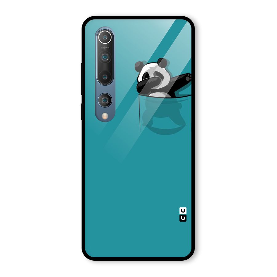 Panda Dabbing Away Glass Back Case for Mi 10