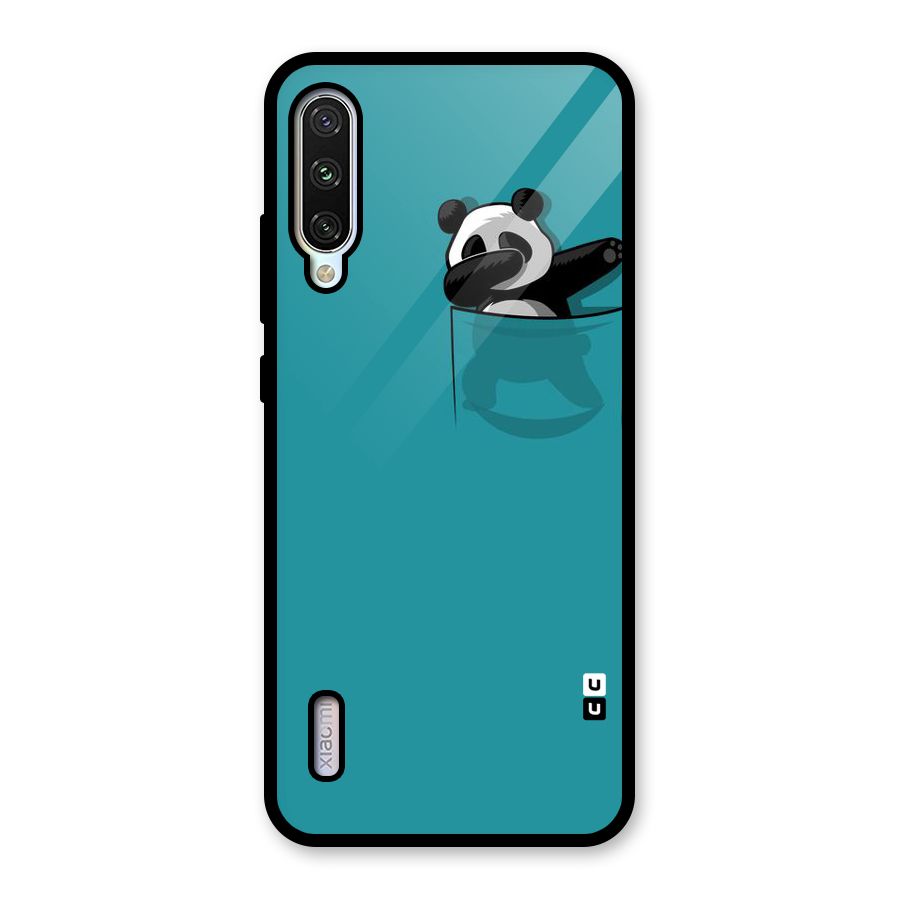 Panda Dabbing Away Glass Back Case for Mi A3