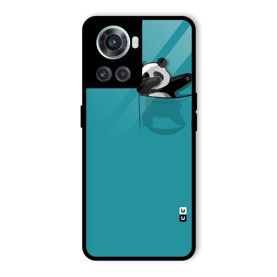 Panda Dabbing Away Glass Back Case for OnePlus 10R
