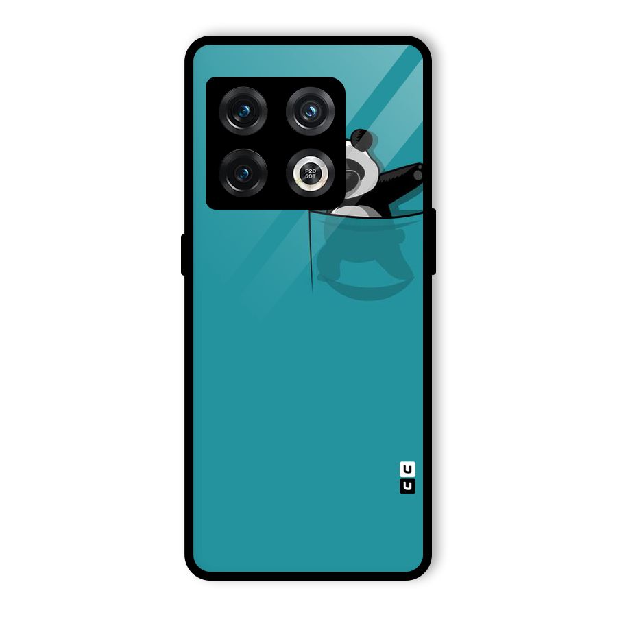Panda Dabbing Away Glass Back Case for OnePlus 10 Pro 5G