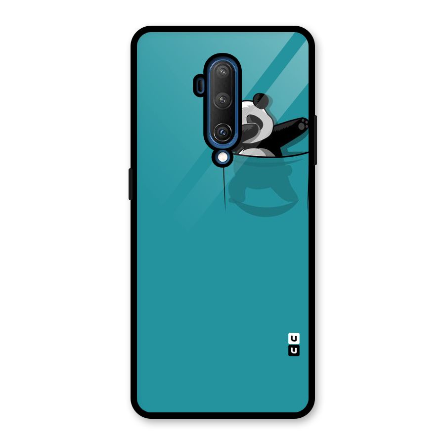 Panda Dabbing Away Glass Back Case for OnePlus 7T Pro