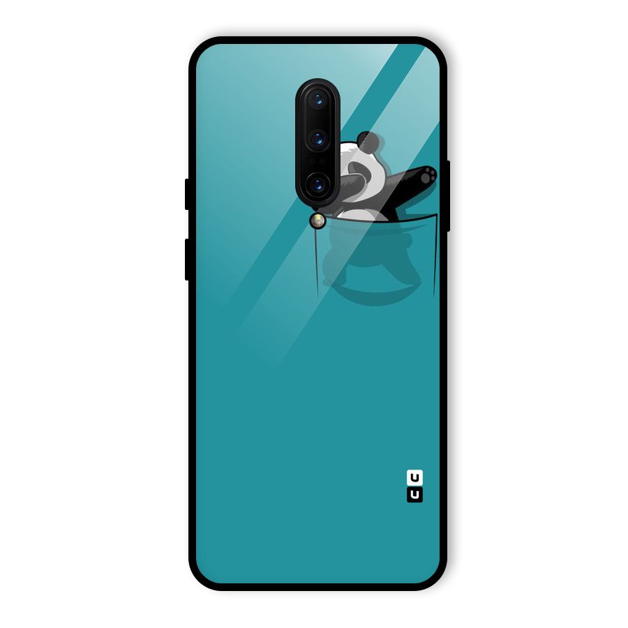 Panda Dabbing Away Glass Back Case for OnePlus 7 Pro