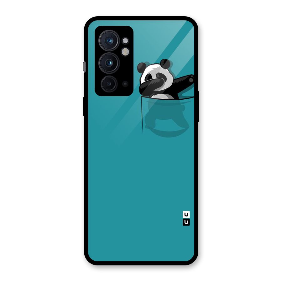 Panda Dabbing Away Glass Back Case for OnePlus 9RT 5G