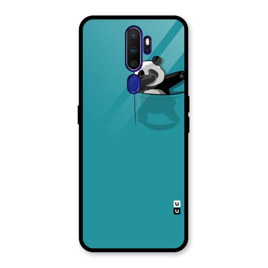Panda Dabbing Away Glass Back Case for Oppo A9 (2020)