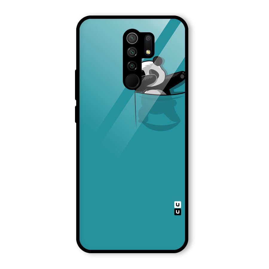 Panda Dabbing Away Glass Back Case for Poco M2