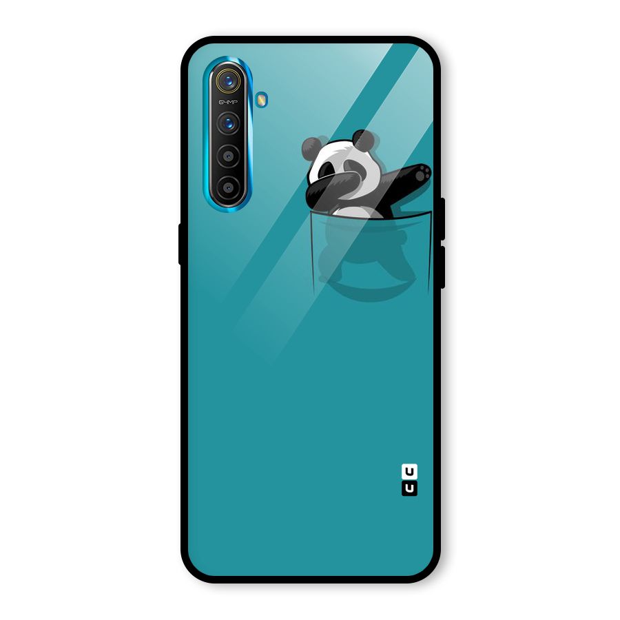 Panda Dabbing Away Glass Back Case for Realme X2