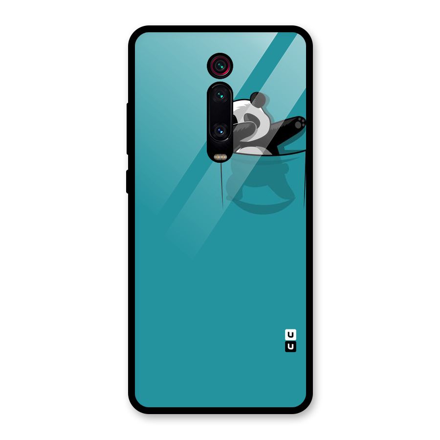 Panda Dabbing Away Glass Back Case for Redmi K20