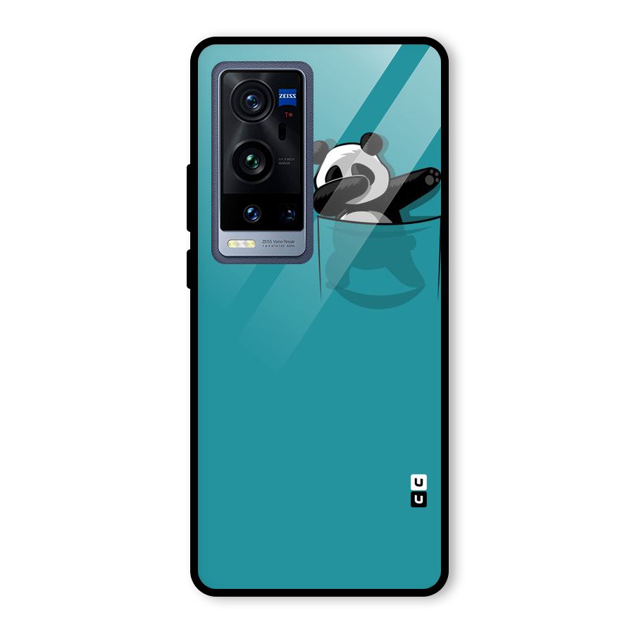 Panda Dabbing Away Glass Back Case for Vivo X60 Pro Plus