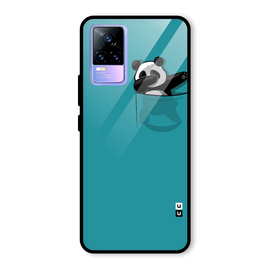 Panda Dabbing Away Glass Back Case for Vivo Y73