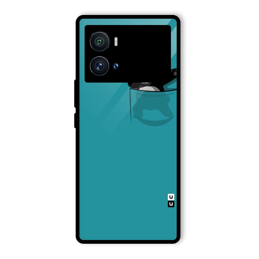 Panda Dabbing Away Glass Back Case for Vivo iQOO 9 Pro